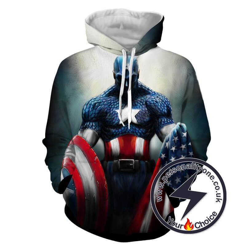 CAPTAIN AMERICA PRIDE OF AMERICA 3D Hoodies - CAPTAIN AMERICA 3D